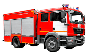 Автоцистерна пожарная АЦ 3,7-40 (MAN TGM 15.340)